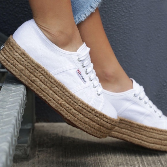 superga cotropew platform espadrille sneaker
